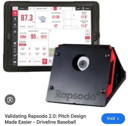 (Used)Rapsodo 2.0 hitting and pitching