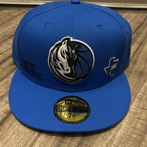 Dallas Mavericks NBA New Era 59Fifty Fitted Hat Size 7 1/2 New