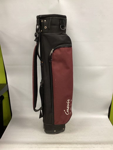 Used INESIS SUNDAY BAG Mens Stand Bag Maroon 11851-S000037497
