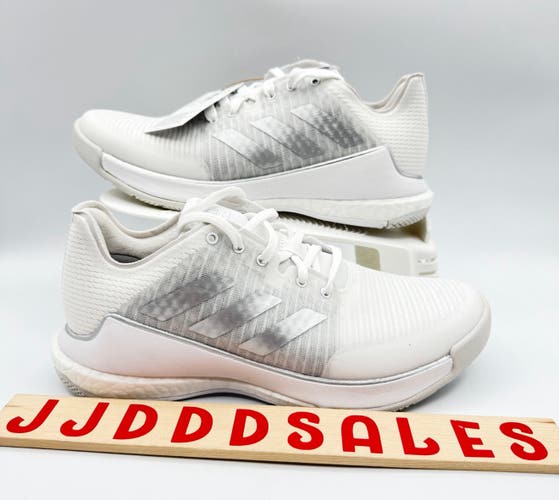 Adidas Crazyflight Volleyball Shoes Cloud White Silver IG3970 Women’s Size 6.5
New Without Box