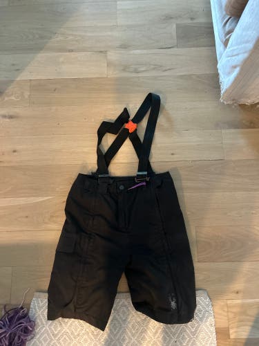 Black Size 14 Kids Unisex Spyder Shorts (Used)