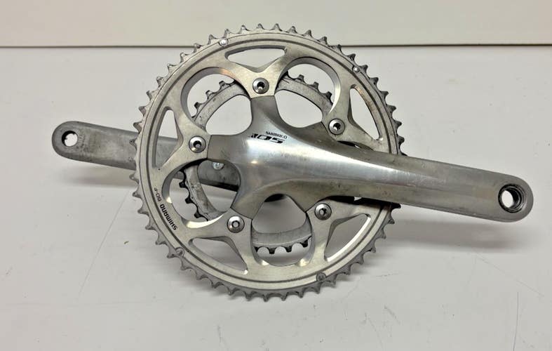 Shimano 105 FC-5750 172.5mm 50/34 Silver Aluminum Road Bike Double Crankset
