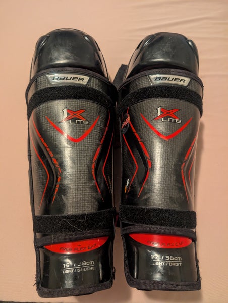 Used Bauer Vapor 1X Lite Shin Pads