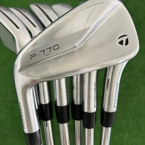LH Taylormade P770 Forged Iron Set 4-P / KBS Tour 120 Stiff