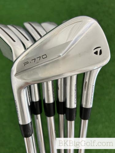 LH Taylormade P770 Forged Iron Set 4-P / KBS Tour 120 Stiff