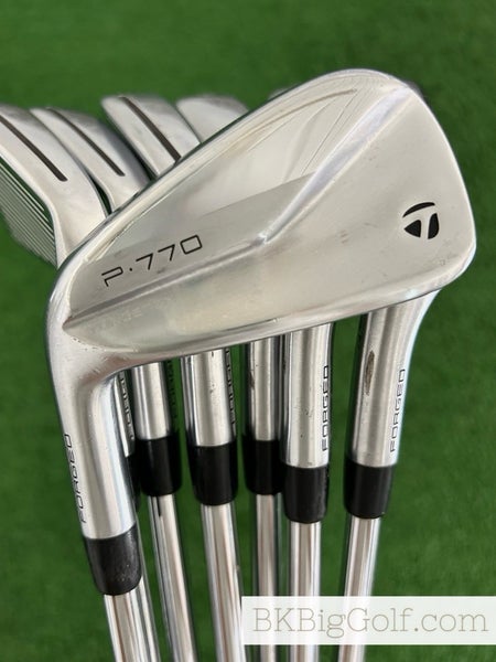 LH Taylormade P770 Forged Iron Set 4-P / KBS Tour 120 Stiff