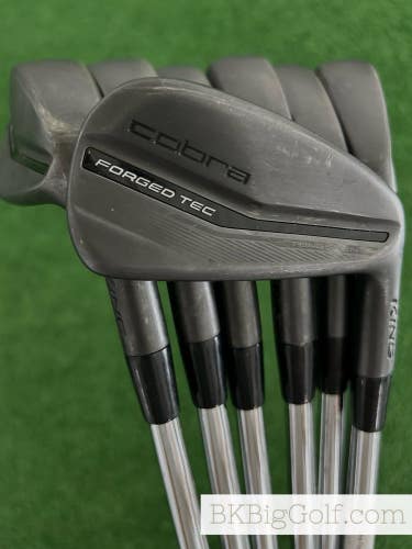 Cobra King Forged Tec 23 Black Iron Set 4-P / KBS $-Taper 120 Stiff