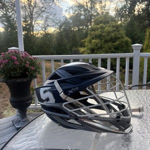 Navy Cascade XRS Pro - Staples Lacrosse (State Championship Helmet)