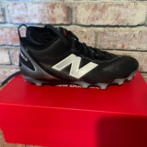 Black Men's Size M 9.5 (W 10.5) New Balance Freeze Mid Top Molded Cleats (New)
