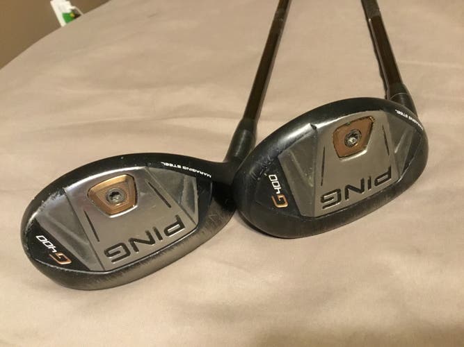 Men's Ping G400 Left Hand Hybrid Regular Flex 3H & 4H (Used)