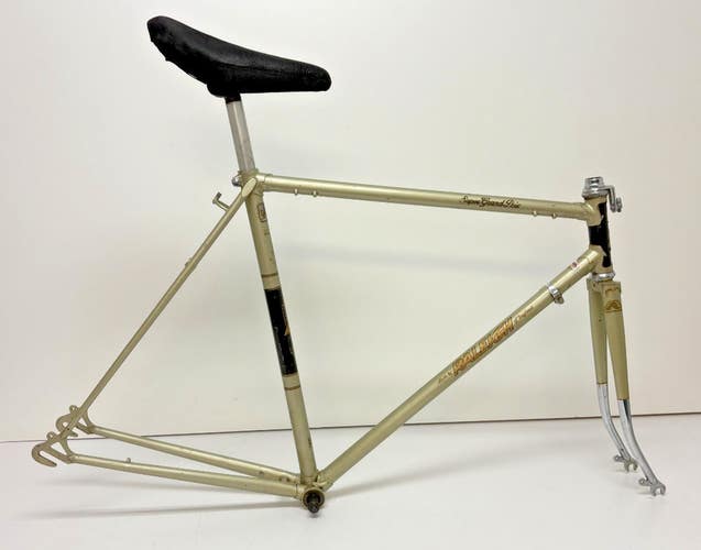 Vintage 1979 Raleigh Super Grand Prix 54cm C-C Lugged Steel Road Frame/Fork ++