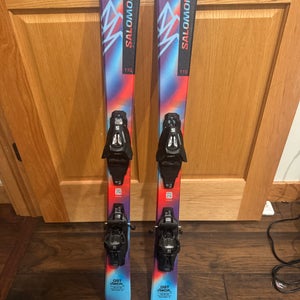 Kid's All Mountain 110 cm Salomon QST Skis With Bindings (Used)