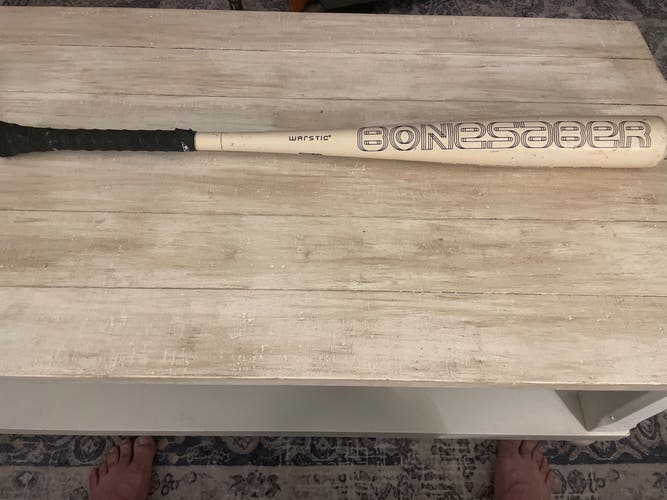 Used BBCOR Certified Warstic Bonesaber Alloy Bat -3 30OZ 33"