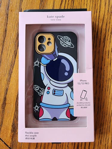 Kate Spade Astronaut New York Protective Hard Shell Case iPhone 12 and 12 Pro