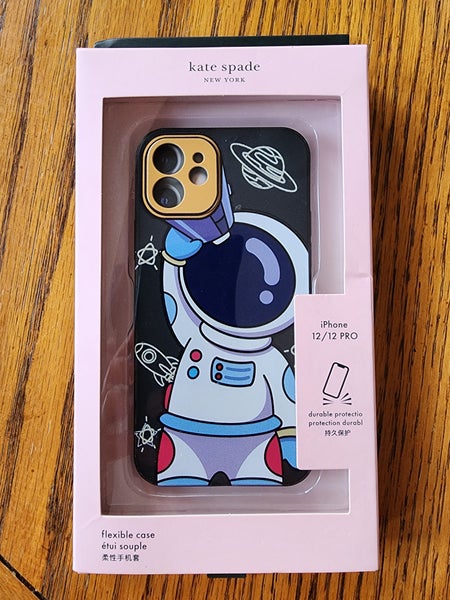 Kate Spade Astronaut New York Protective Hard Shell Case iPhone 12 and 12 Pro