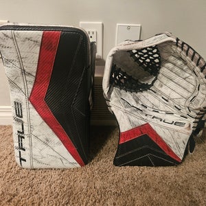 Custom True Catalyst PX3 Regular Pro Stock Glove and Blocker (Used)