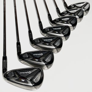 Taylormade M2 Iron Set 4-9, PW Right Handed Stiff Flex Steel Shafts