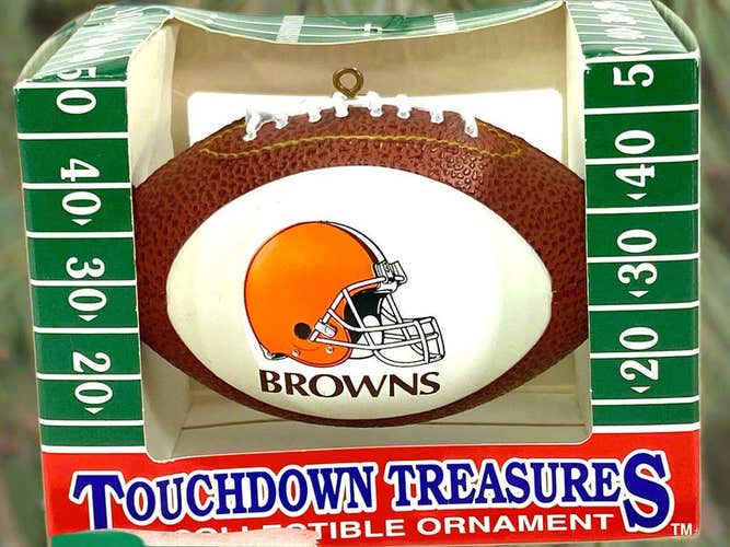 Cleveland Browns Vintage Late '90s NFL Christmas NOS Ornament