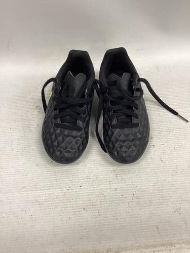 Used Nike TIEMPO Soccer Cleats Black Youth 11.5 11851-S000037365