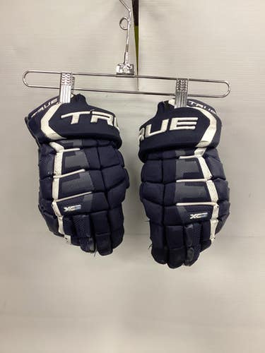 Used True XC9 Junior Gloves Navy Blue 11" 11851-S000037385