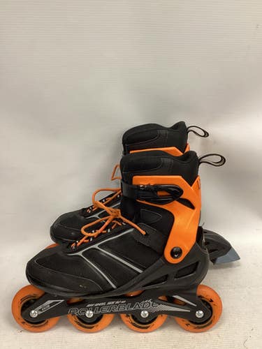 Used Rollerblade CRAZY Senior Rec Fitness Skates Black Senior 8 11851-S000037411