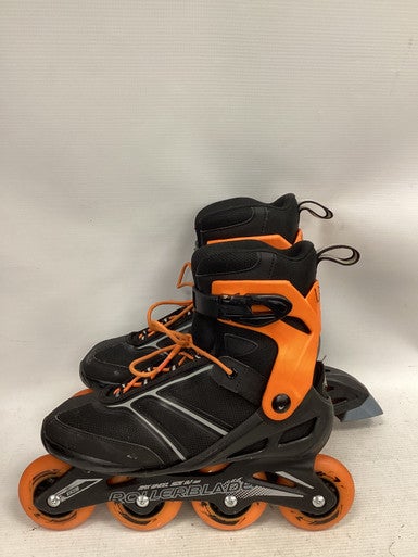 Used Rollerblade CRAZY Senior Rec Fitness Skates Black Senior 8 11851-S000037411