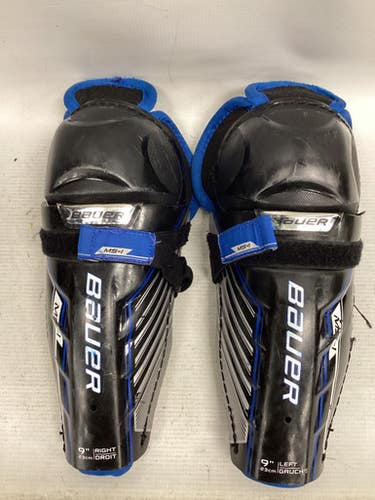 Used MS-1 Junior Shin Guards Black 9" 11851-S000037420