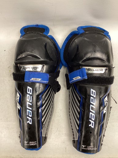 Used MS-1 Junior Shin Guards Black 9" 11851-S000037420