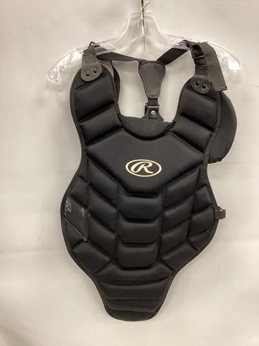 Used Rawlings YOUTH CHEST Catchers Chest Protector Black Youth 11851-S000037449