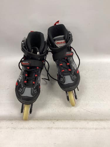 Used Bladerunner PHOENIX Junior Rec Fitness Skates Black Adjustable 11851-S000037455