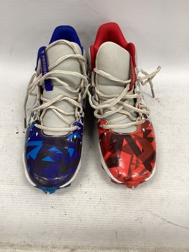 Used Under Armour Jr FB Cleats White/Red/Navy Junior 06 11851-S000037460