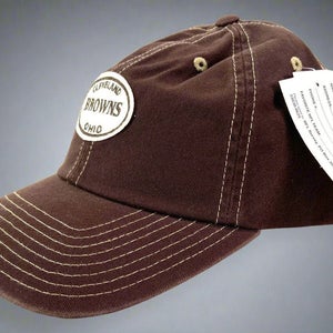 Cleveland Browns Vintage NFL Late '90's Unstructured Brown NOS Cap (New)