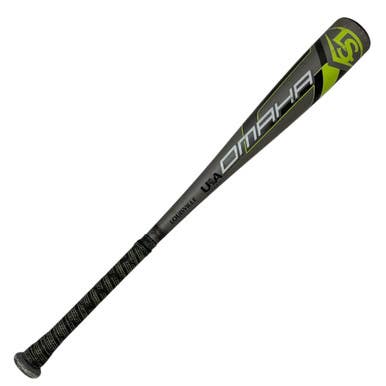 Used Louisville Slugger OMAHA BB/SB USA 2 5/8 Bat 27" -10 11406-S000106704