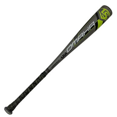 Used Louisville Slugger OMAHA BB/SB USA 2 5/8 Bat 27" -10 11406-S000106704