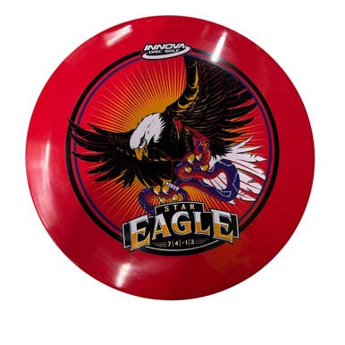 Used Innova STAR EAGLE Disc Golf Driver Red 11406-S000106645