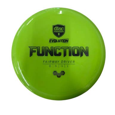 Used Discmania EVO FUNCTION Disc Golf Driver Neon Green 11406-S000106644