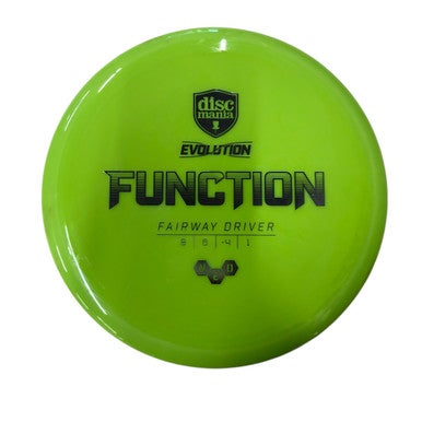 Used Discmania EVO FUNCTION Disc Golf Driver Neon Green 11406-S000106644
