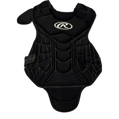 Used Rawlings Catchers Chest Protector Black Youth 11406-S000106626