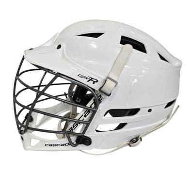 Used Cascade CPVR Lacrosse Helmet White XS 11406-S000106789