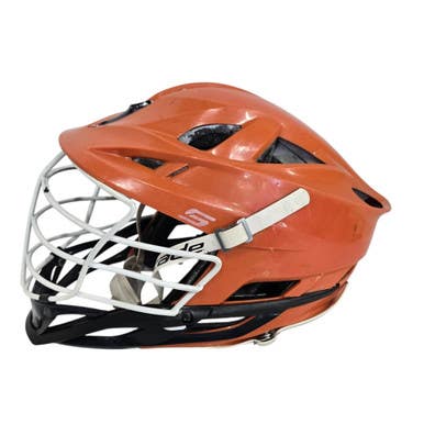 Used Cascade S Lacrosse Helmet Orange One Size 11406-S000106782