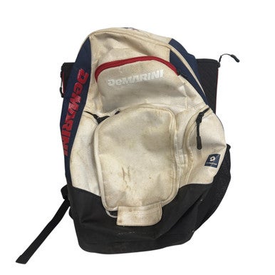 Used Demarini BACKPACK NV/WHT/RD BB/SB Player Backpack White/Red/Navy 11406-S000106766