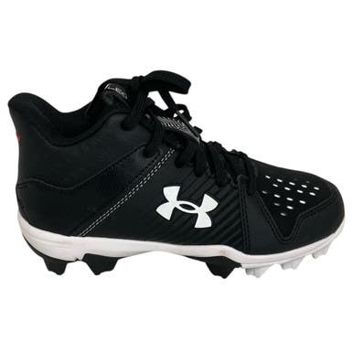 Used Under Armour LEADOFF BB/SB Cleats Black Junior Size 1.5 11406-S000106753