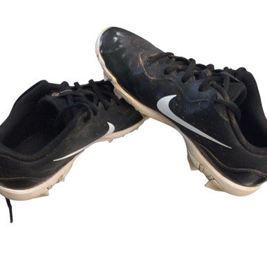 Used Nike BASEBALL CLEATS BB/SB Cleats Black Junior 05 11760-S000081755