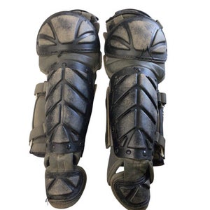 Used Adidas LEG GUARDS Catchers Leg Guards Black Junior 11760-S000081719