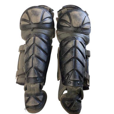Used Adidas LEG GUARDS Catchers Leg Guards Black Junior 11760-S000081719