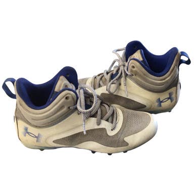Used Under Armour LAX Cleats Boys White Junior 06 11760-S000081709