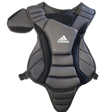 Used Adidas CHEST PROTECTOR Catchers Chest Protector Black And Grey Intermed 11760-S000081703