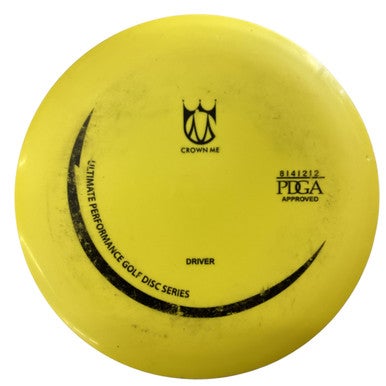 Used CROWN ME DRIVER Disc Golf Driver Yellow 11760-S000081700