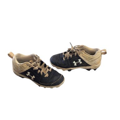 Used Under Armour BASEBALL CLEATS BB/SB Cleats Black And White Junior 02 11760-S000081690