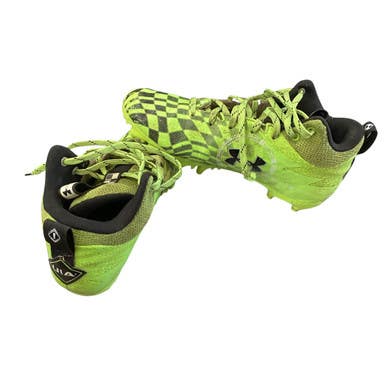 Used Under Armour Jr FB Cleats Kelly green Junior 05.5 11760-S000081685